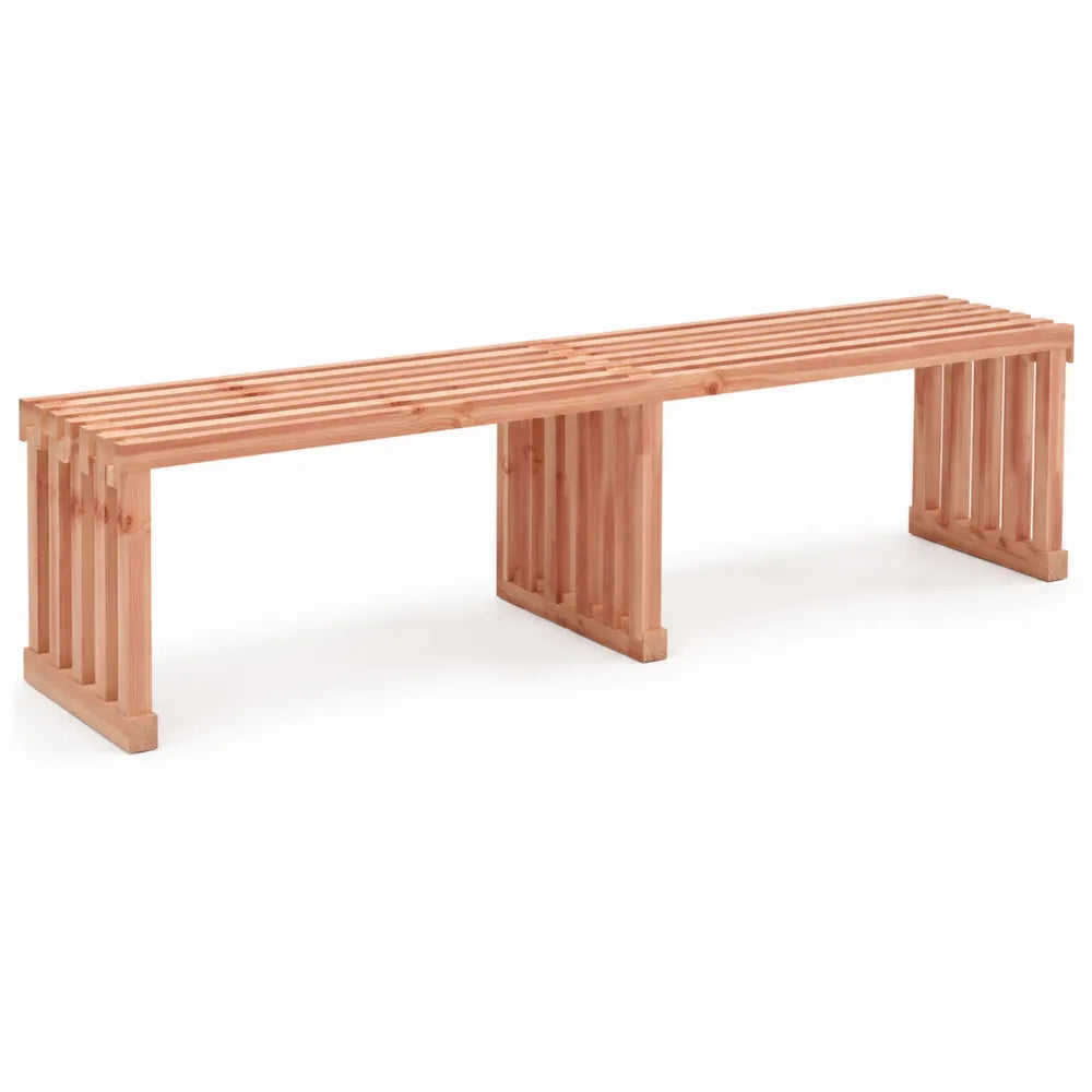 Holzbank Kiefer Rechteckig 180x33x45 cm