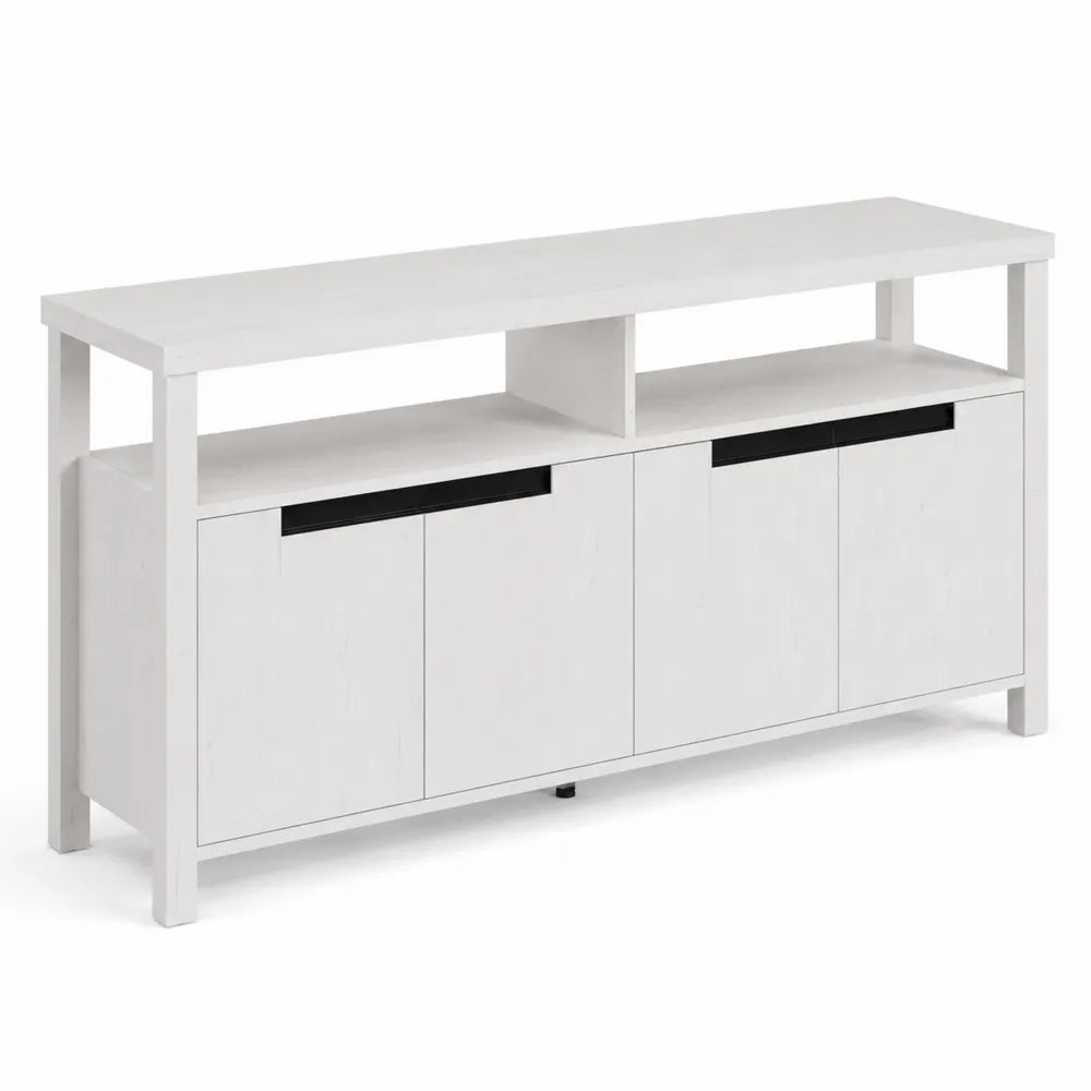 TV-Schrank Holz Weiß 150x40x70cm