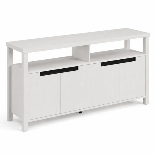 TV-Schrank Holz Weiß 150x40x70cm